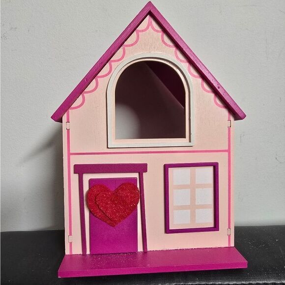 Miniature Red and Pink Christmas Trees Holiday Decor - Picture 1 of 6